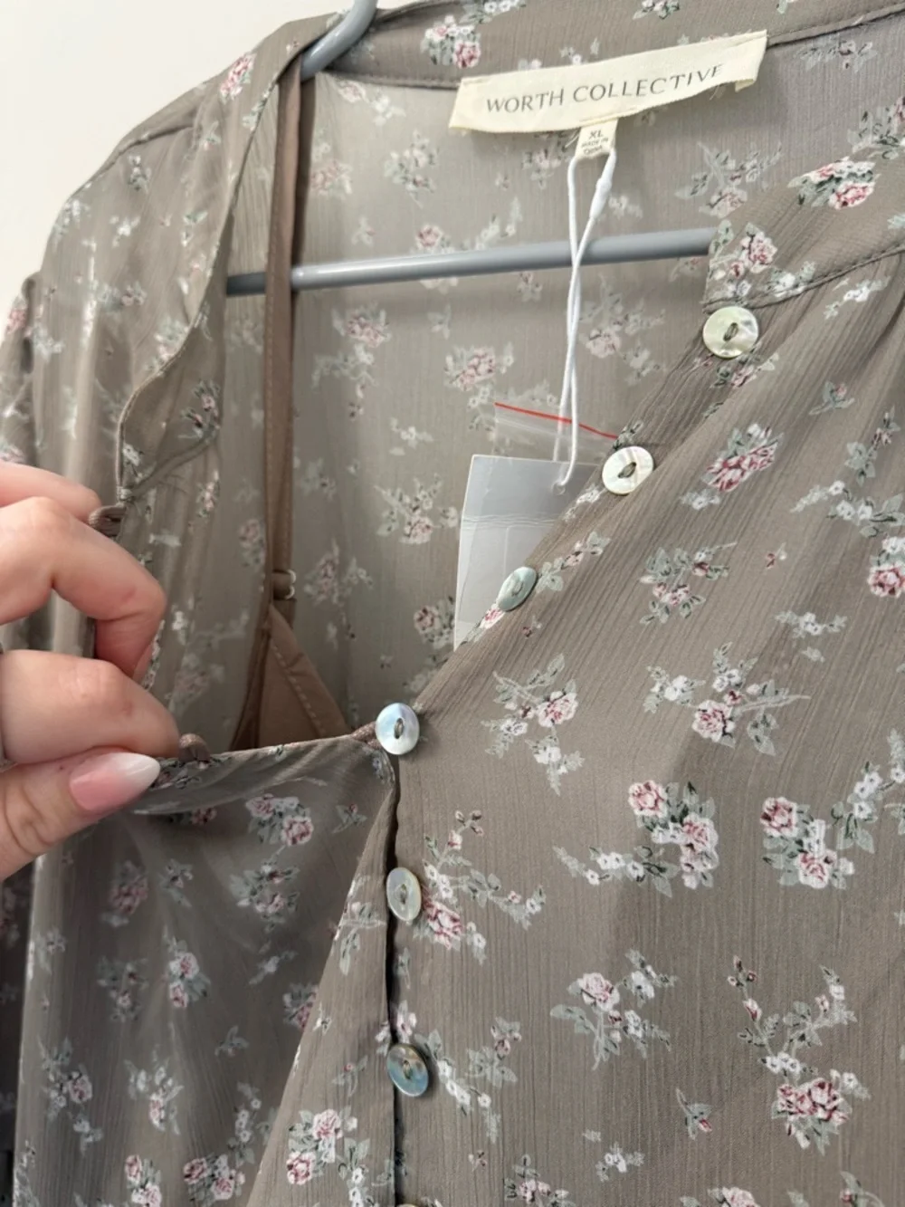 Worth Collective Anna Floral Dress XL - Picture 3 of 3